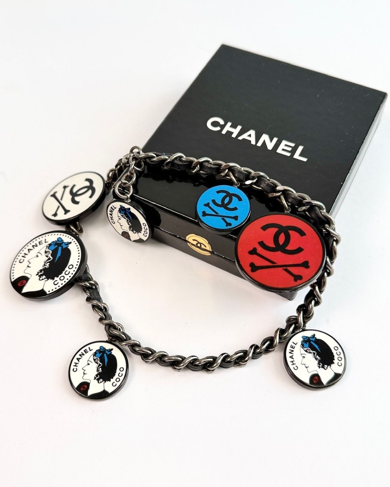 Chanel Skull and Crossbones Necklace