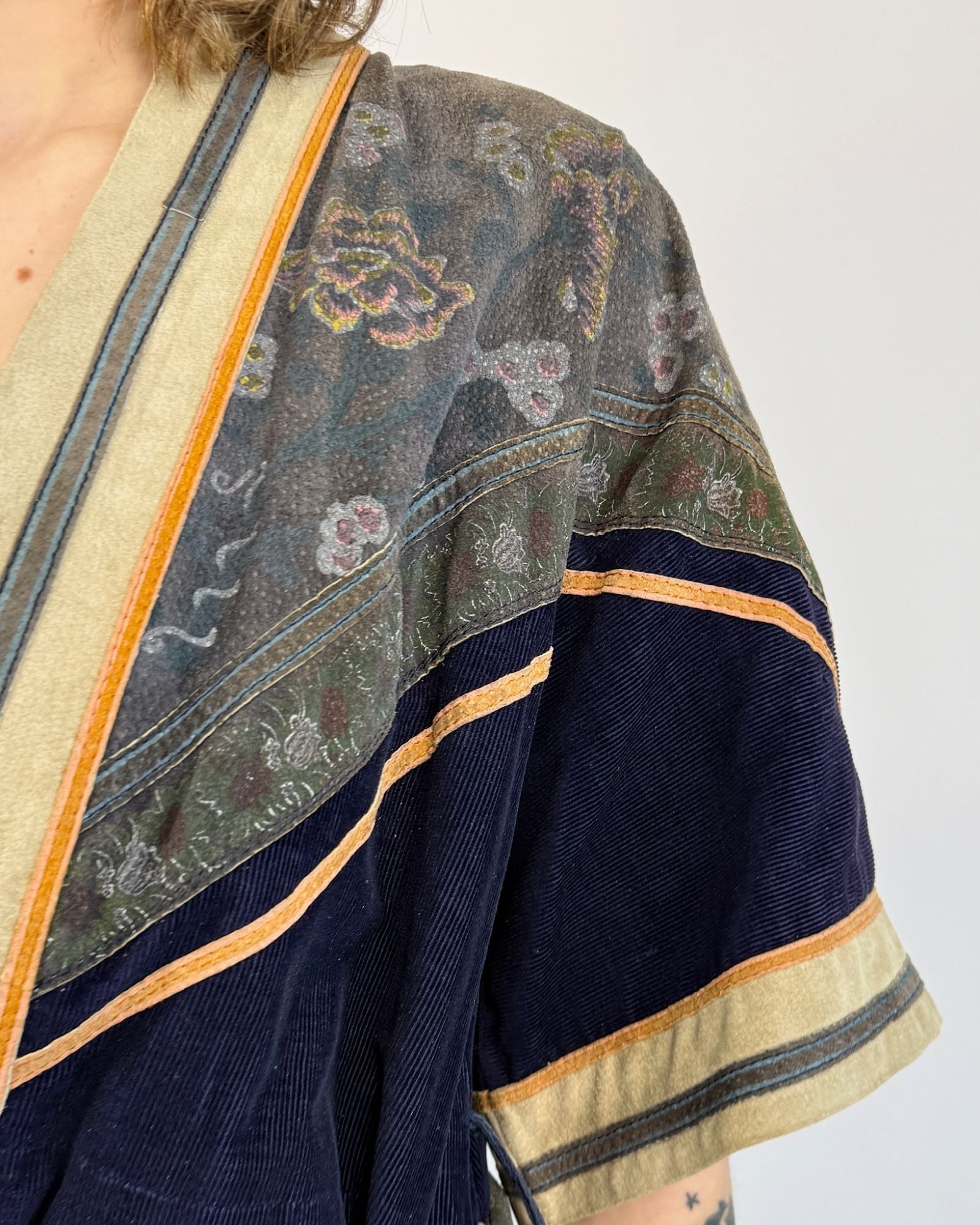 60s Nature By Hand Suede Painted Jacket