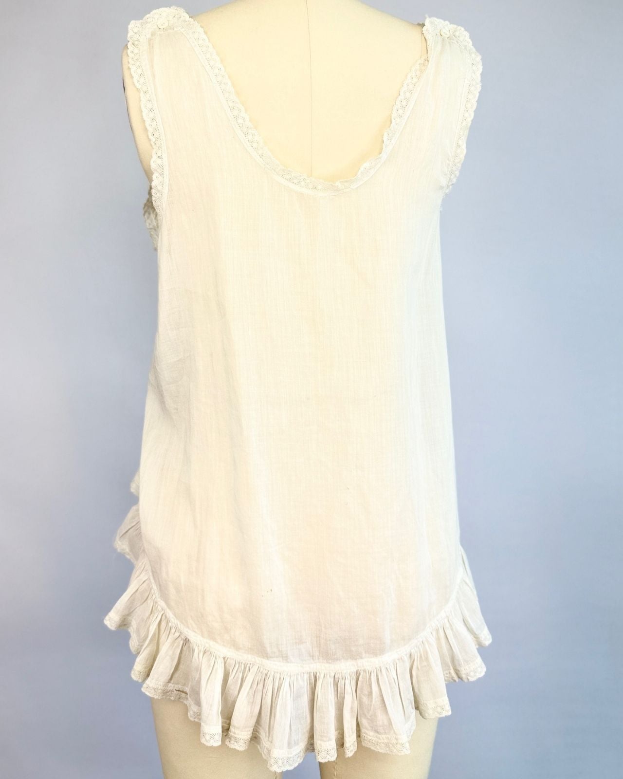 Edwardian White Lace Top
