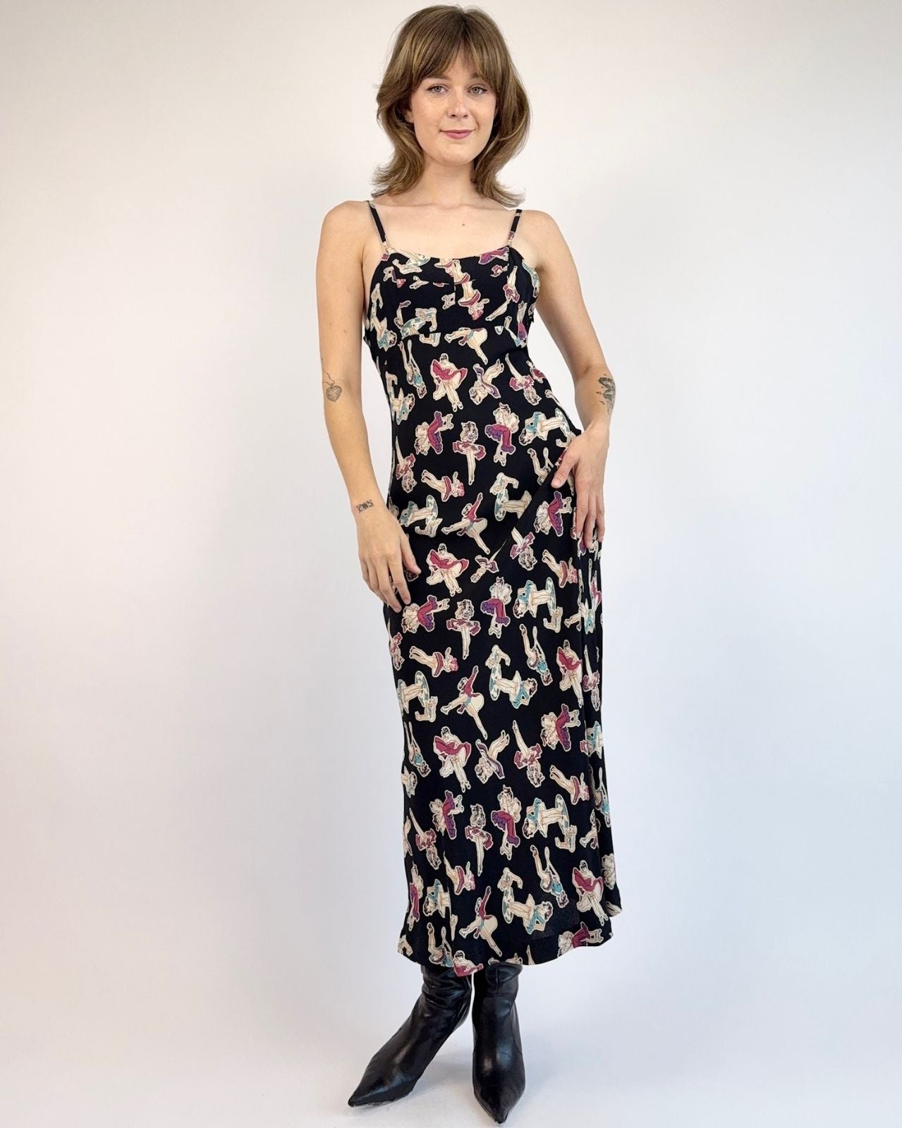 Betsey Johnson Dancin' Machine Slip Dress