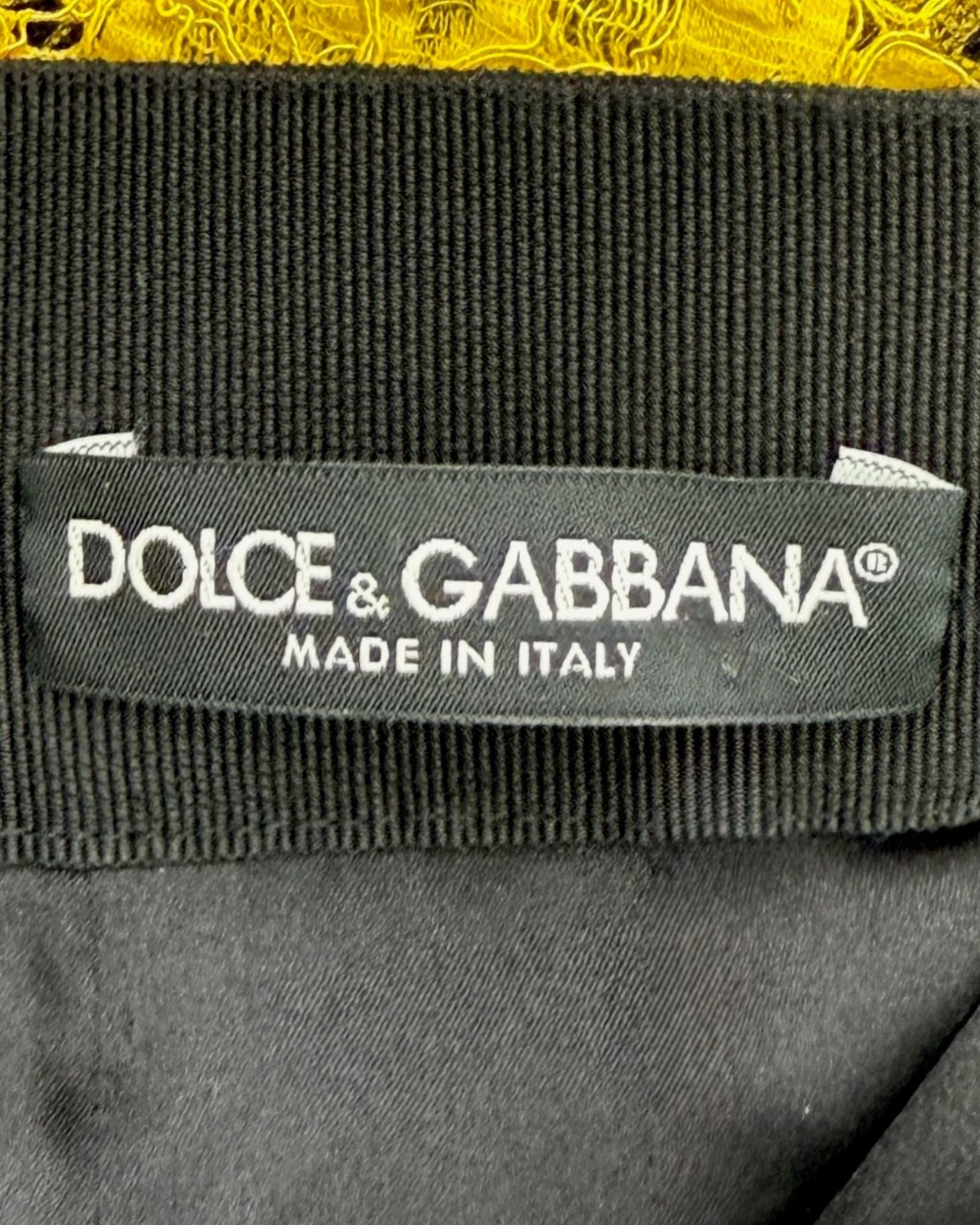 Dolce+Gabbana Scalloped Lace Skirt