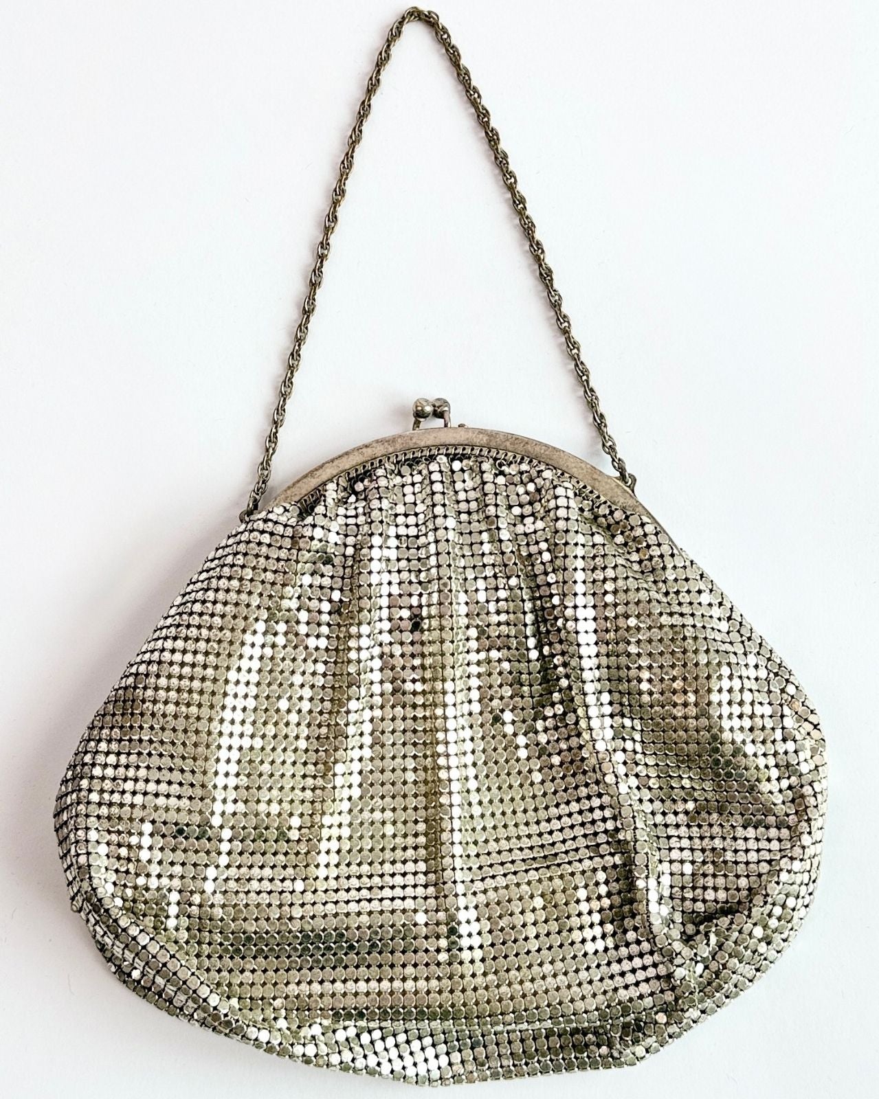 Whiting and Davis Silver Mesh Bag