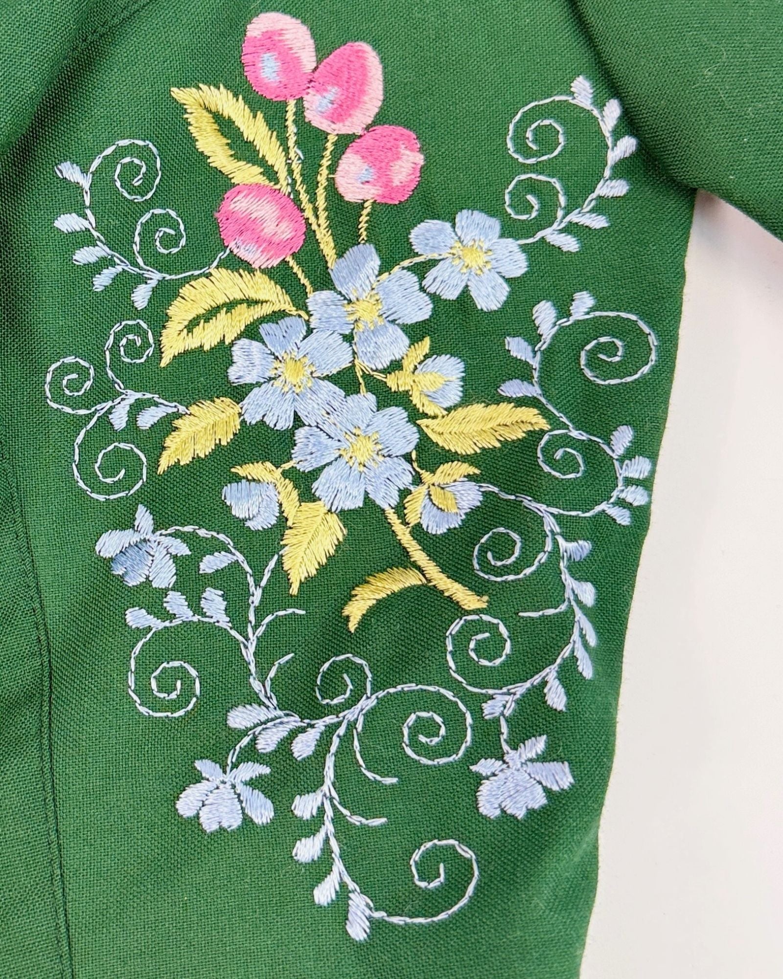 Austrian Embroidered Dirndl Blouse