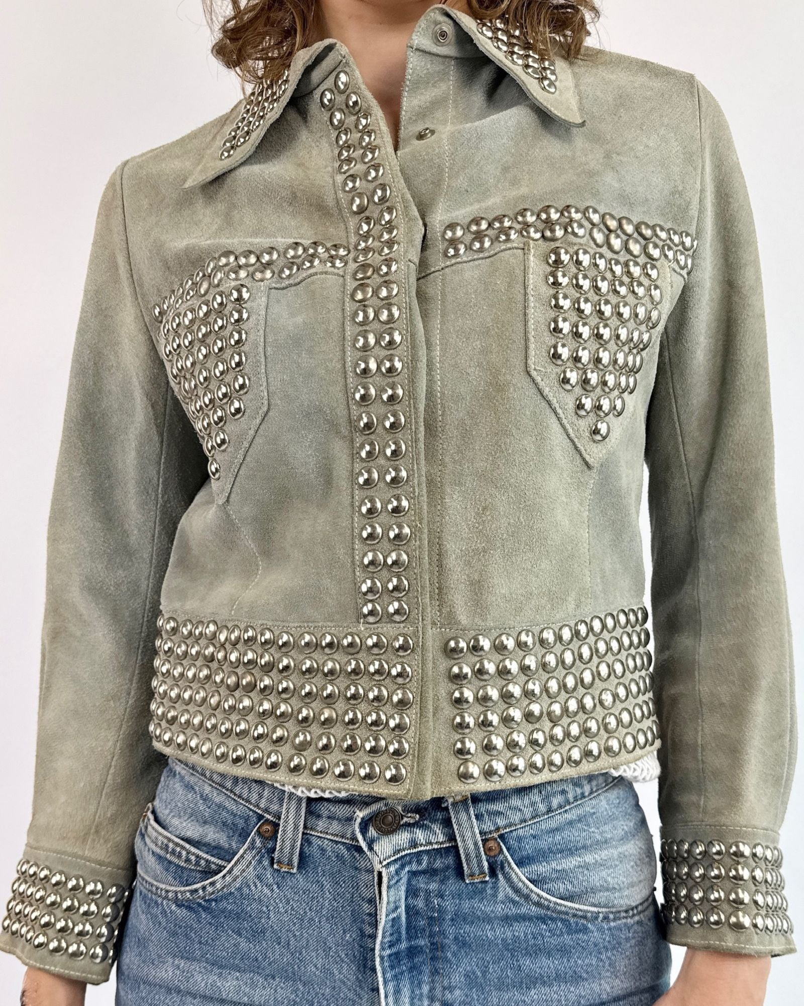 60s Stud of The Show Suede Jacket