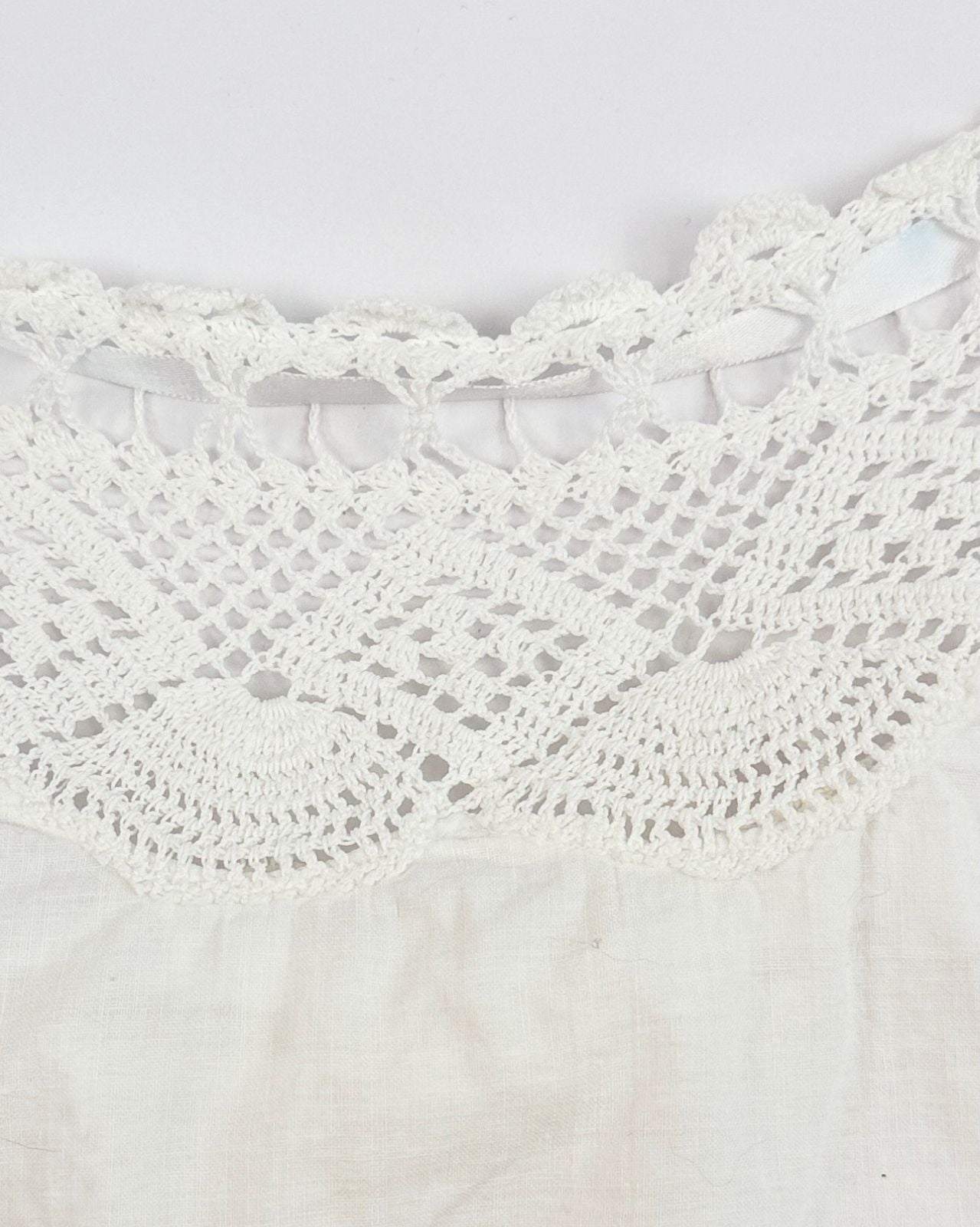 White Cotton Lace Corset Cover