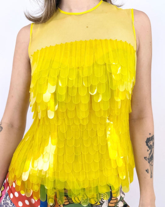 Dries Van Noten A Canary Song Top