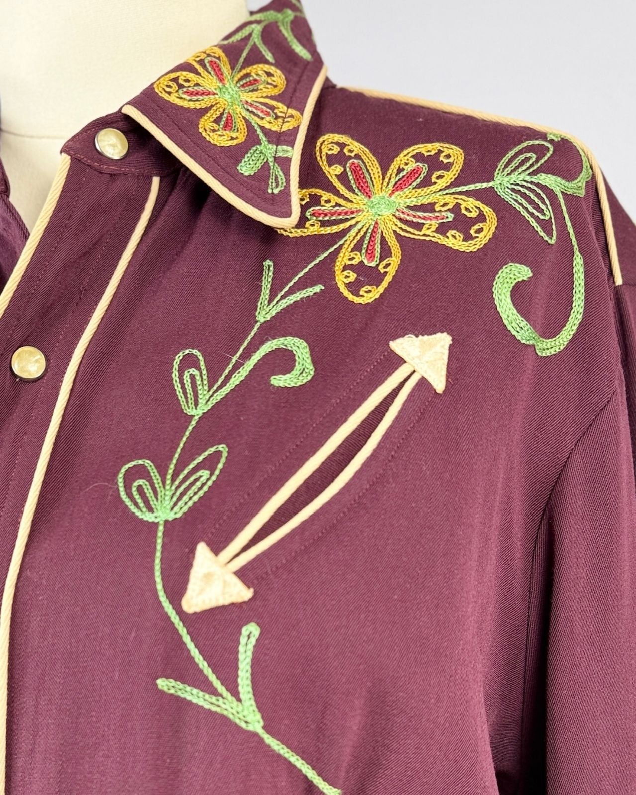 1950s California Ranchwear Chainstitch Shirt