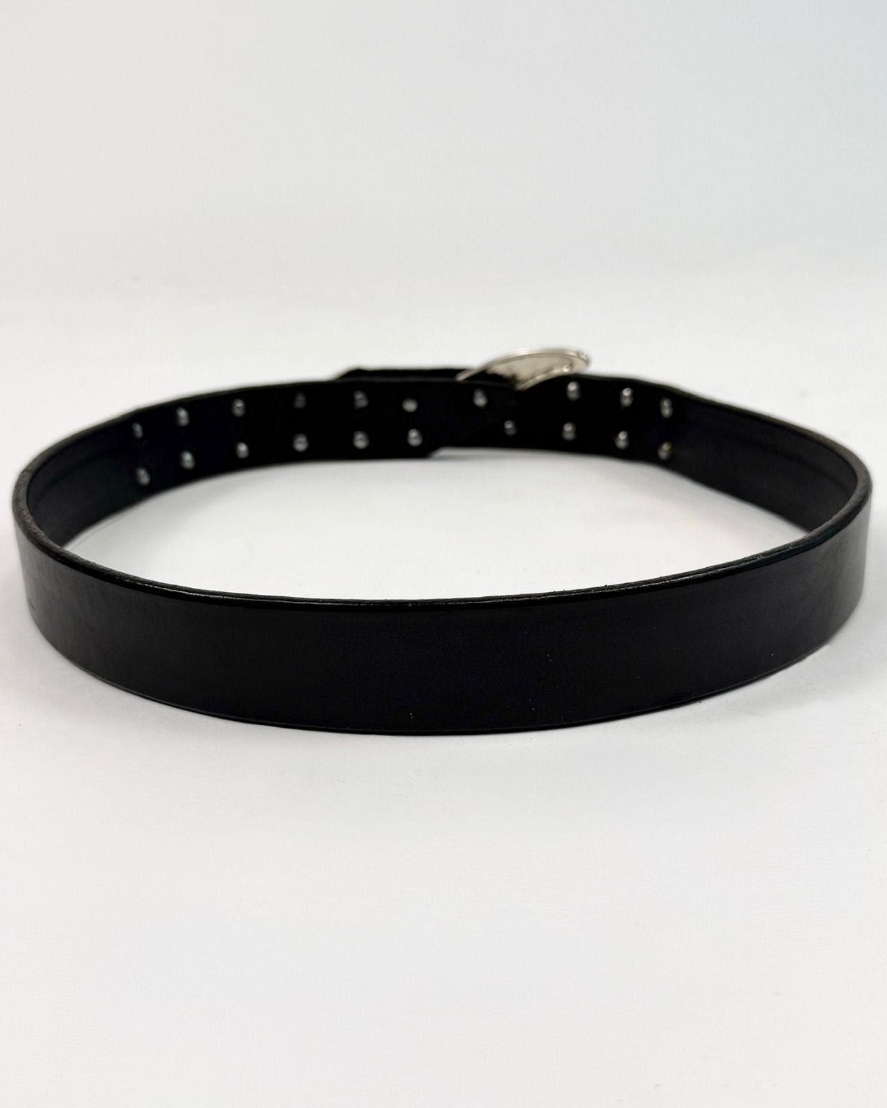 Black and Silver Snake Belt
