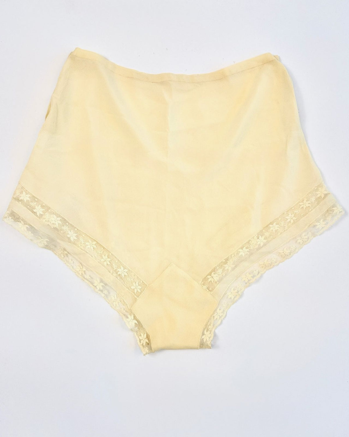 1930s Silk and Lace Tap Shorts