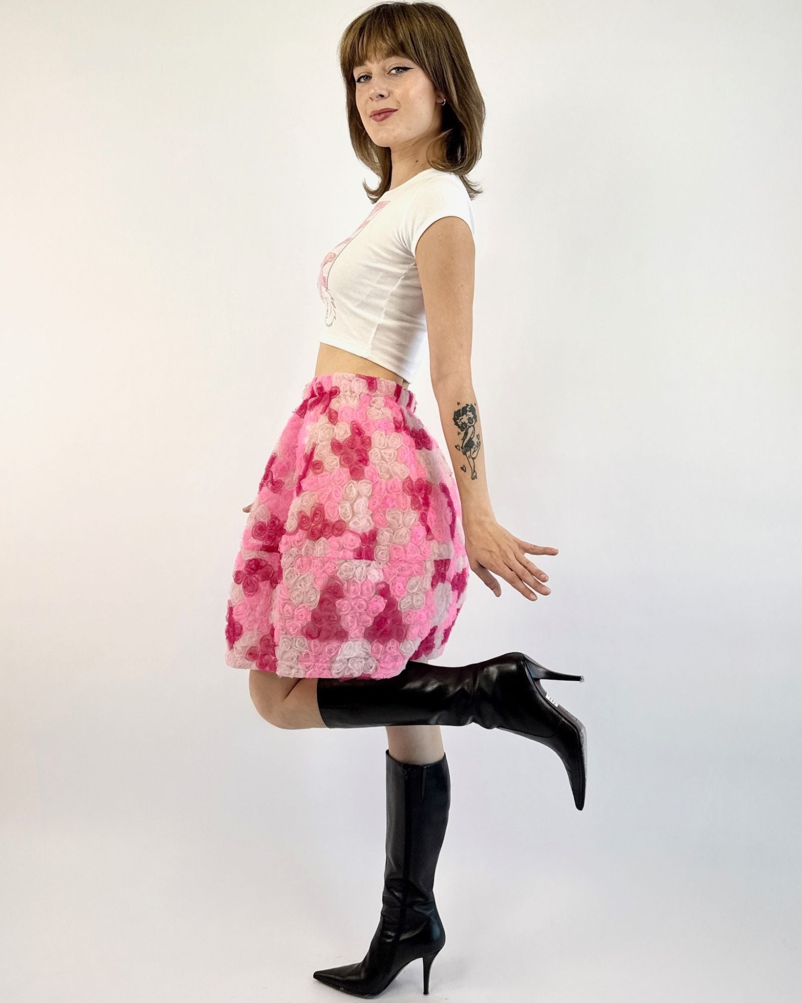 Comme des Garcons Rosette Beds Tulle skirt