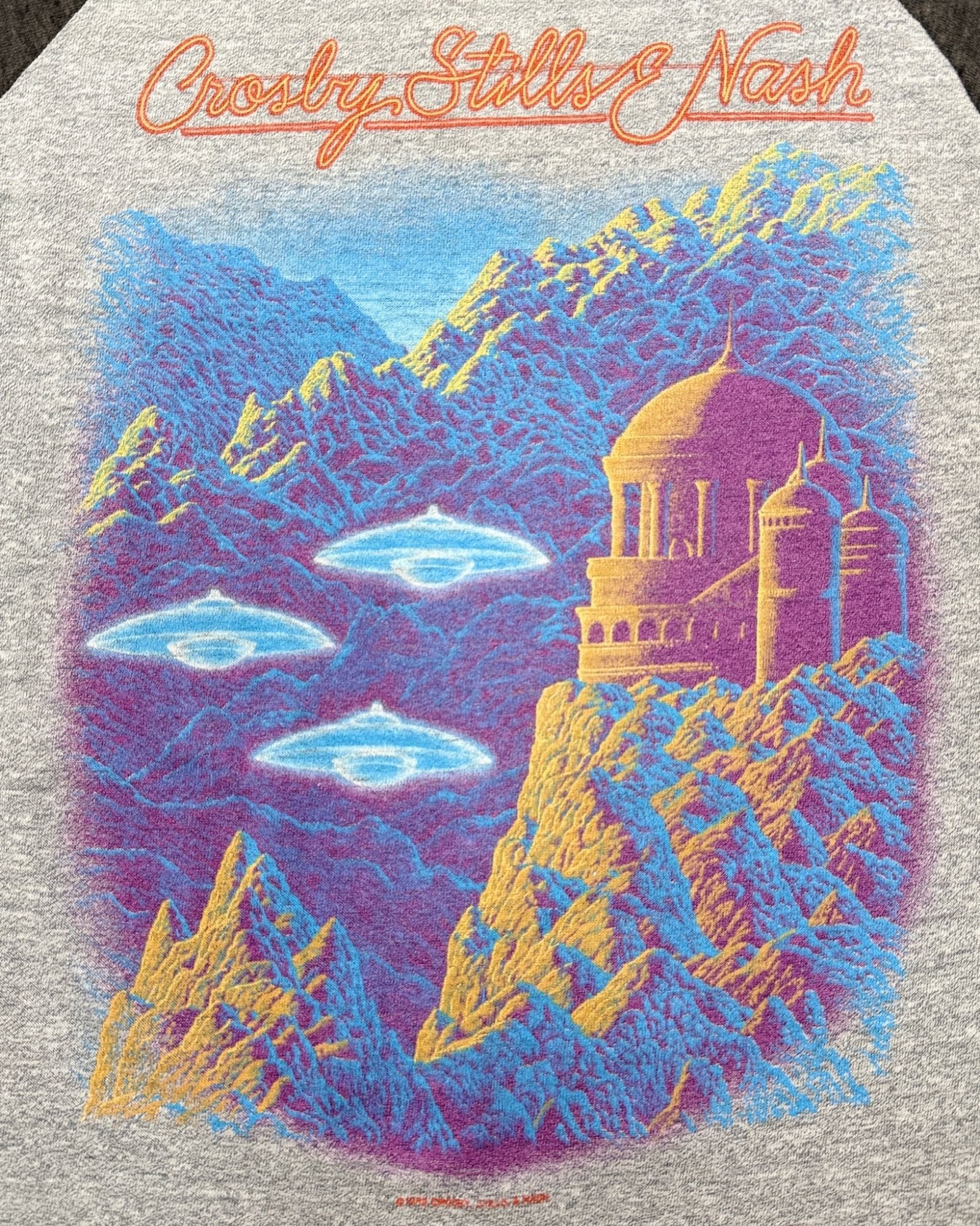 Crosby Stills and Nash Baseball Tee