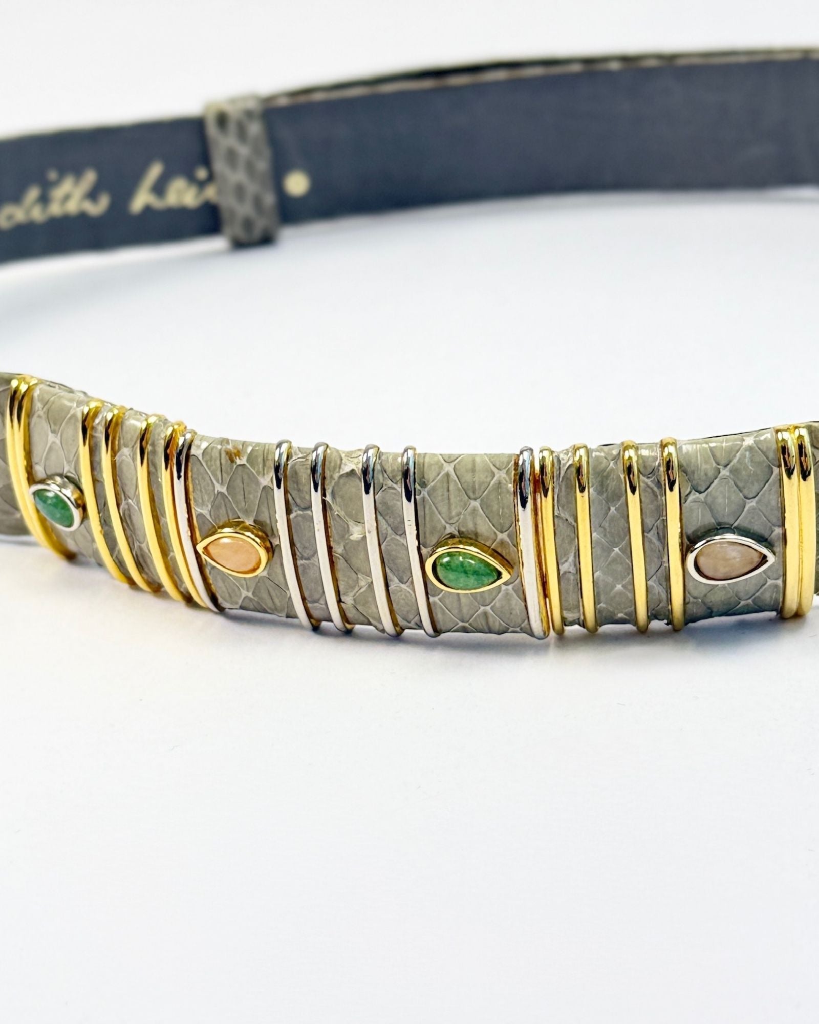 Judith Leiber Grey Belt