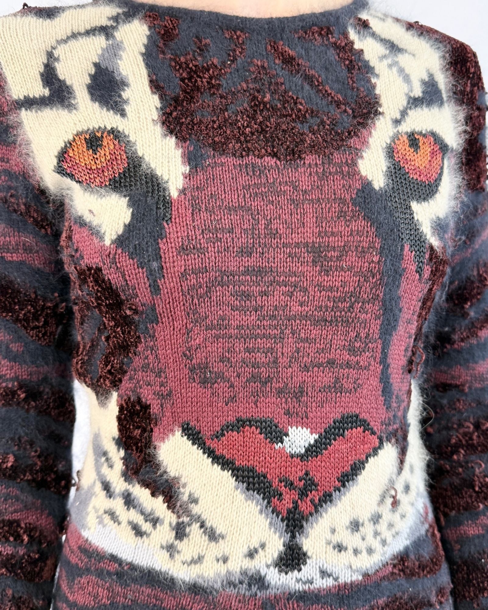 Krizia On The Hunt Sweater Dress