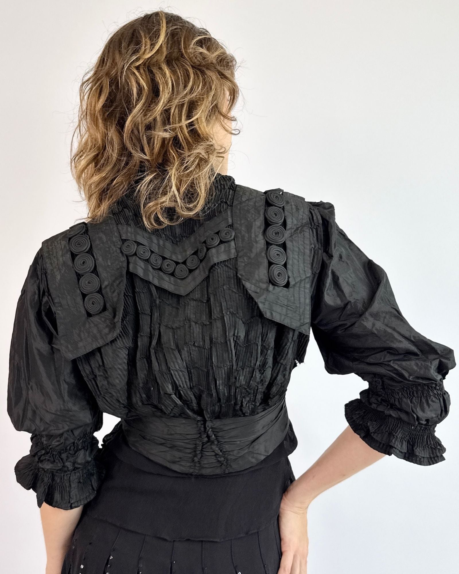 Edwardian Whispered Wishes Mourning Top