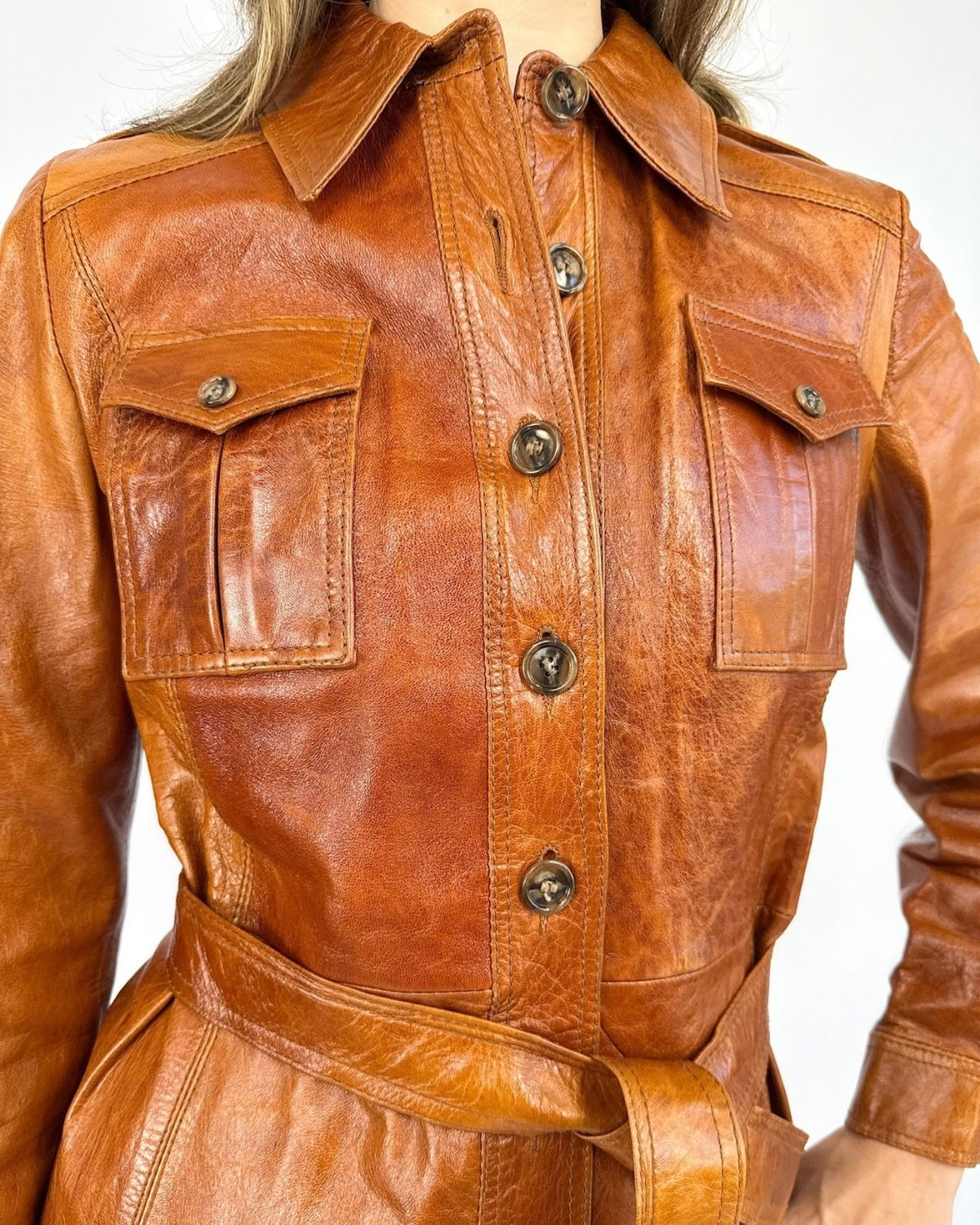 Autumn Brûlée Leather Jacket