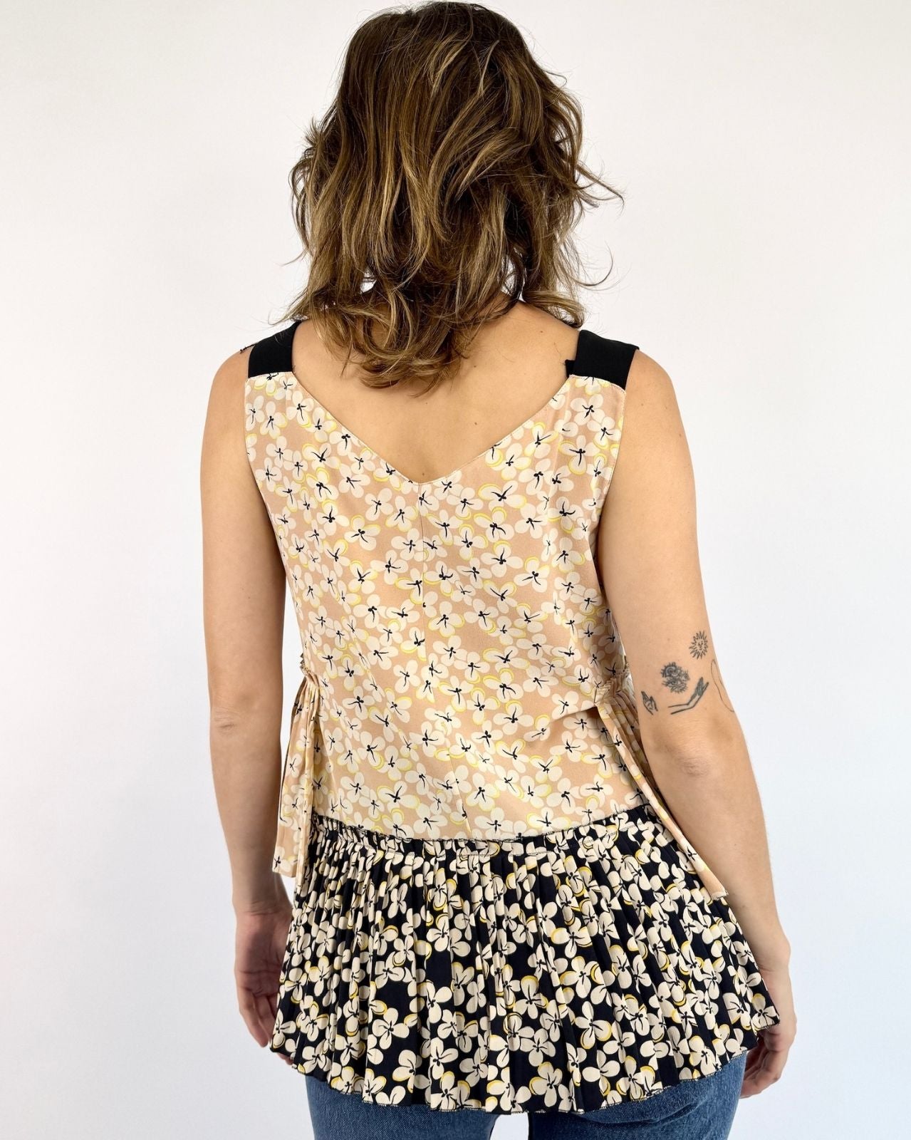 Marni Daisy Land Floral Silk Top