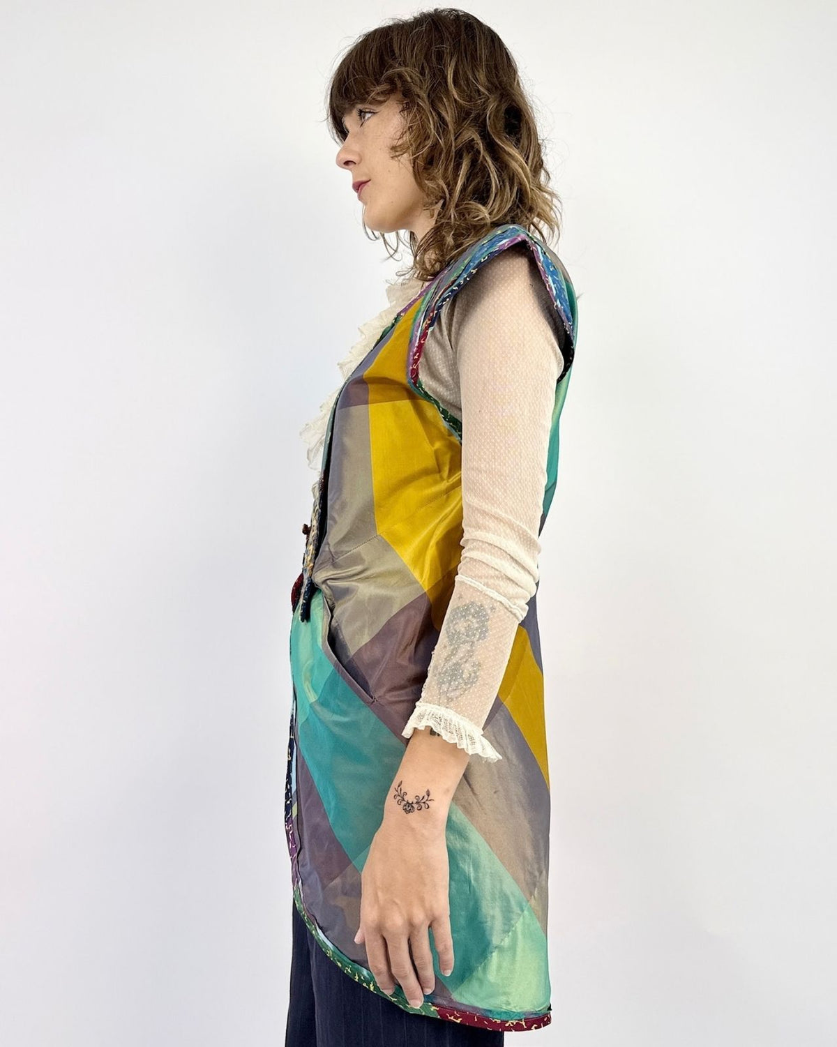 Torn Chrysalis Butterfly Silk Vest
