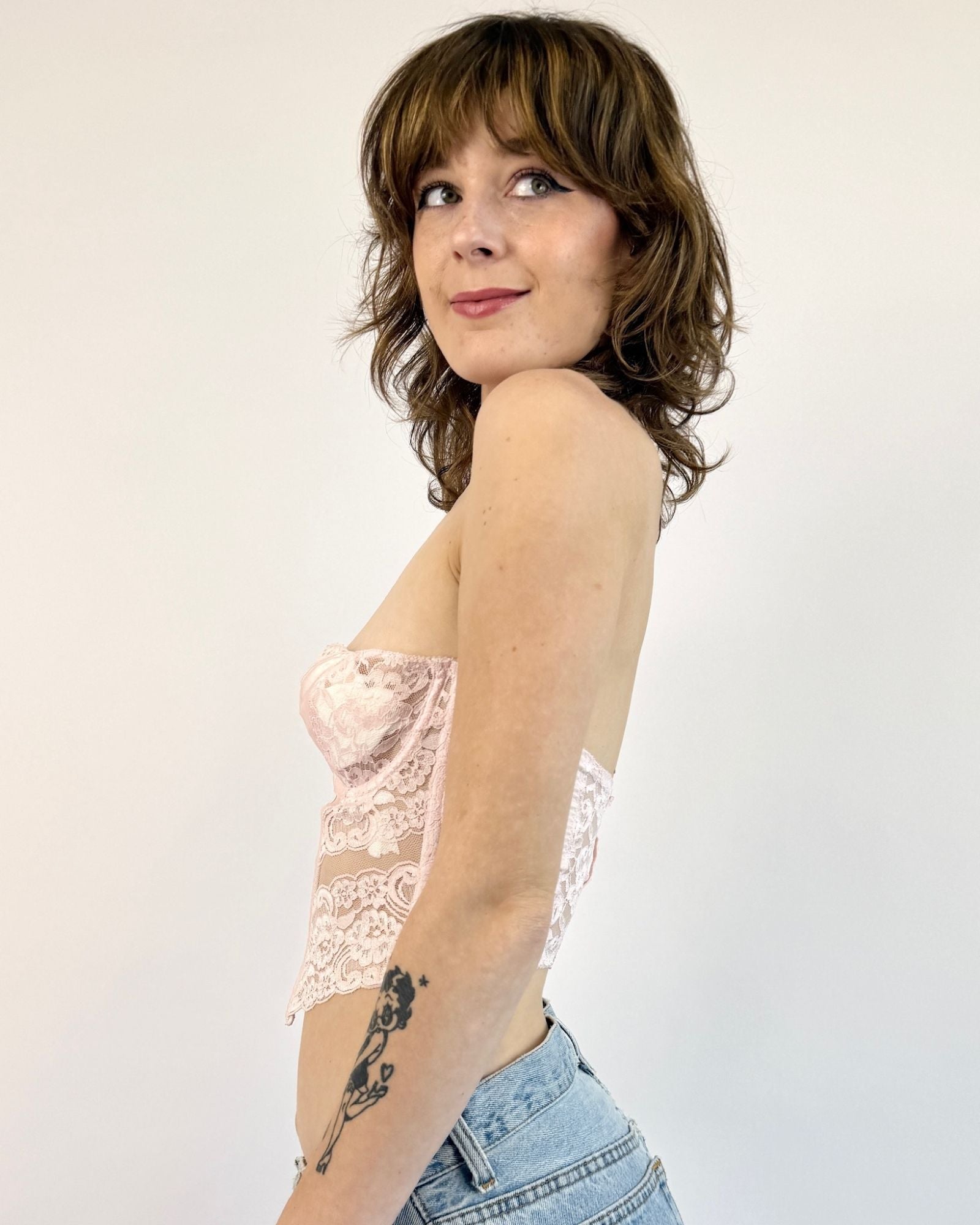 Christian Dior Pink Lace Corset