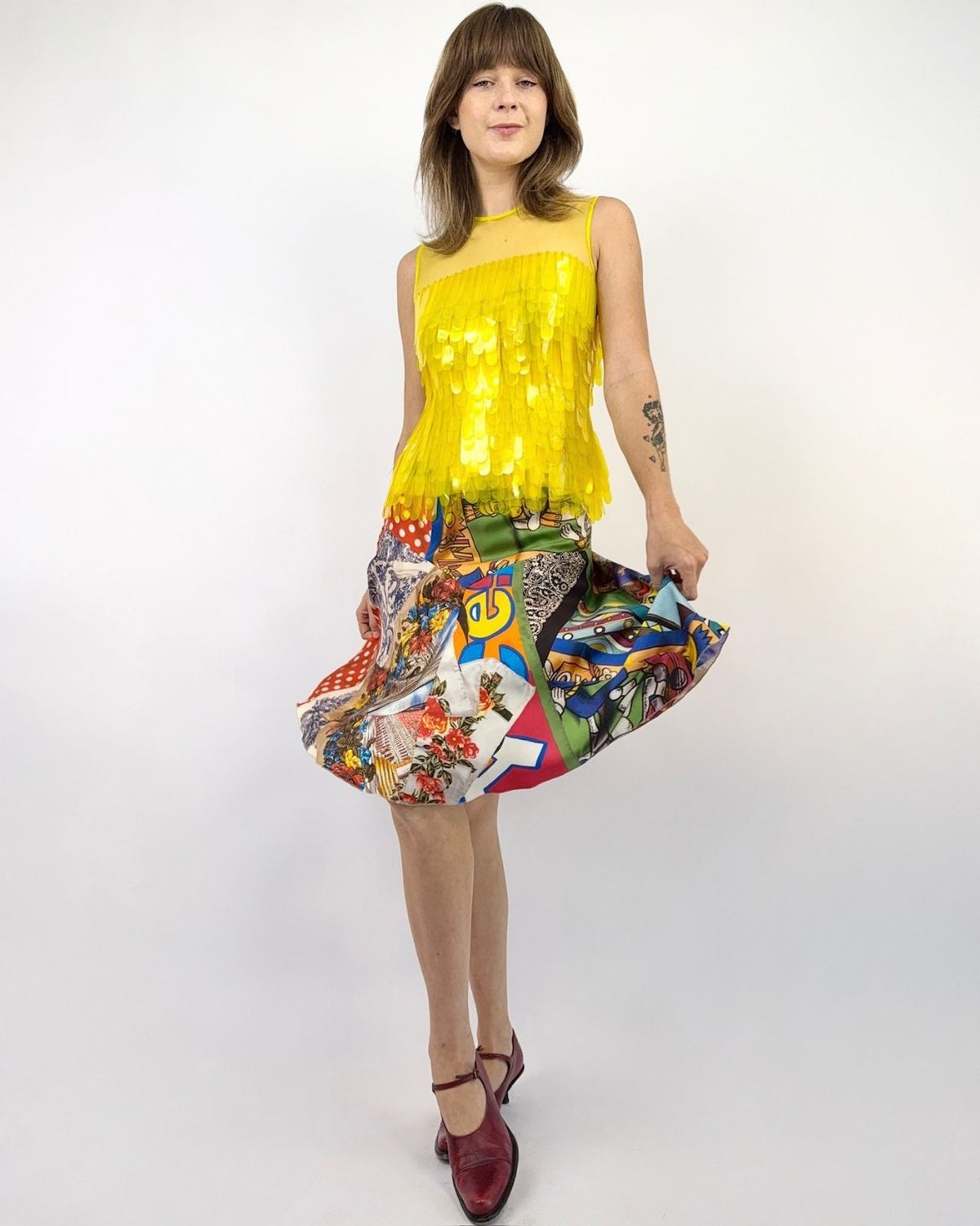 Moschino Iconic Journeys Skirt
