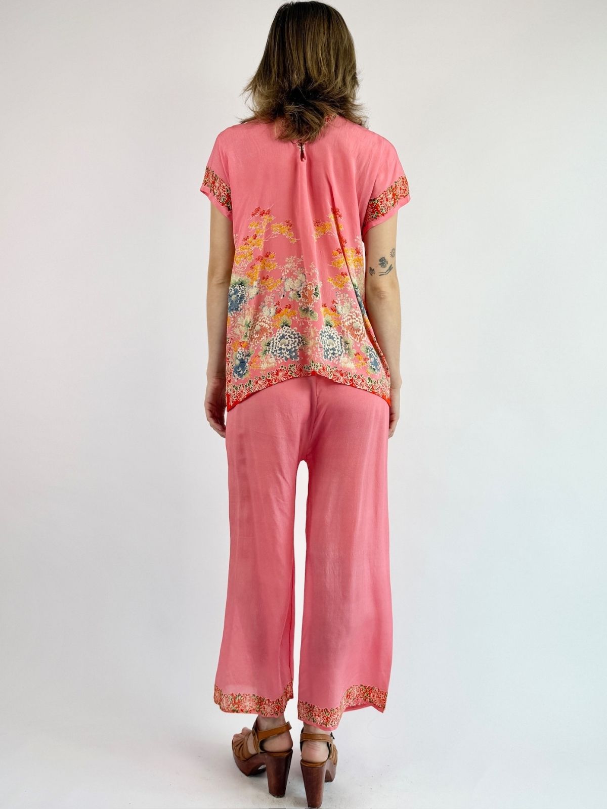 1920s Sweet Dreams in Pongee Silk Set