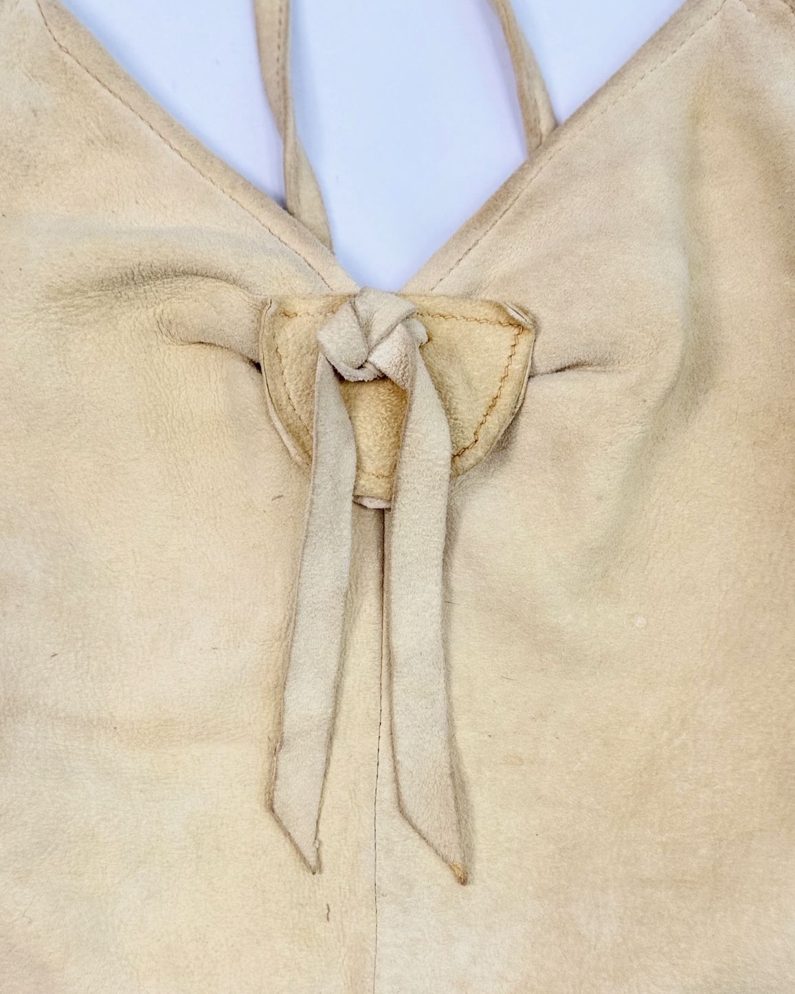 Buckskin Suede Halter Top