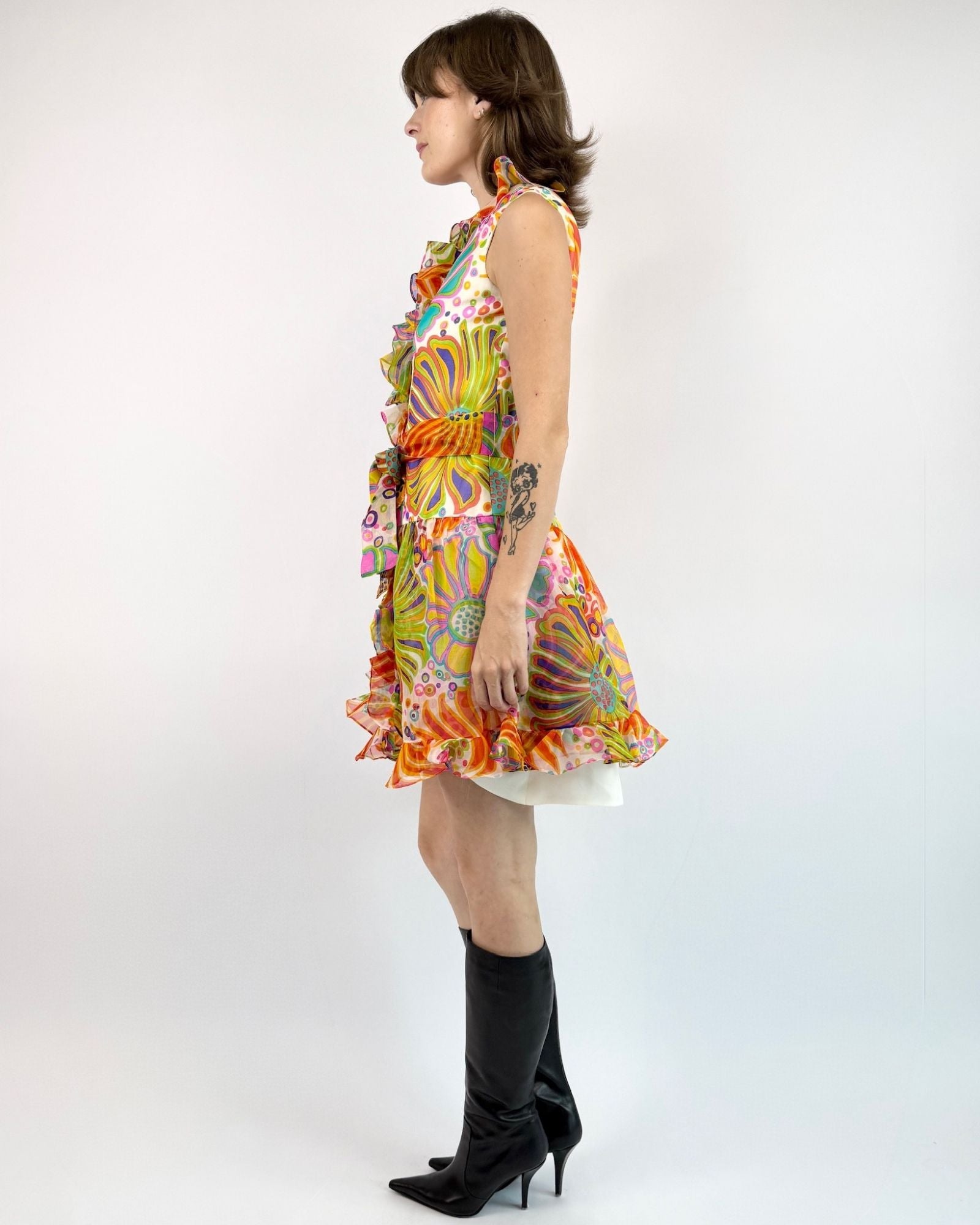 Oscar de La Renta Take A Trip Psych Dress