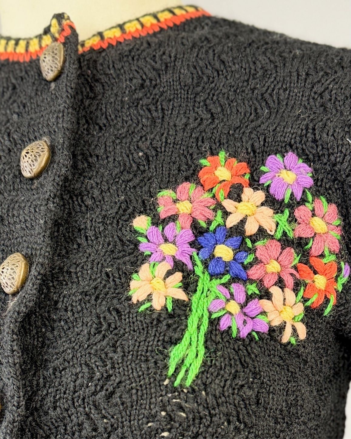 1940s Swiss Wool Cardigan