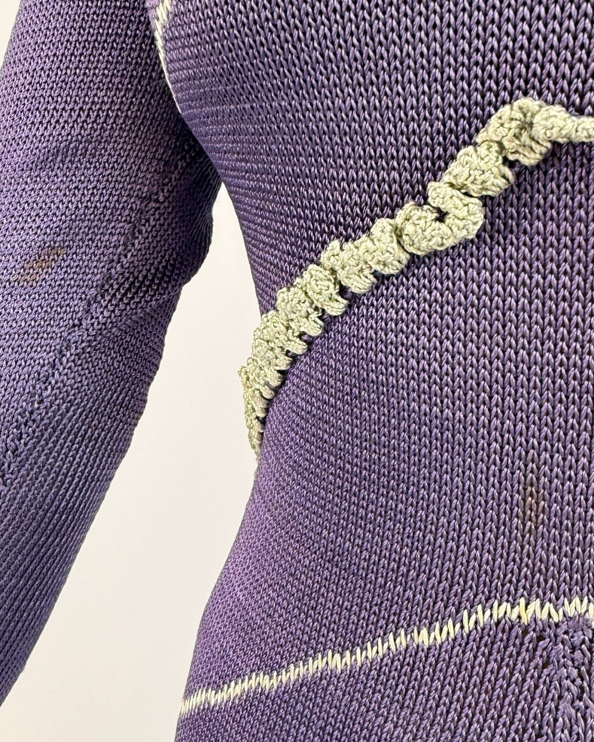 1970s Lavender Lullaby Maxi Dress