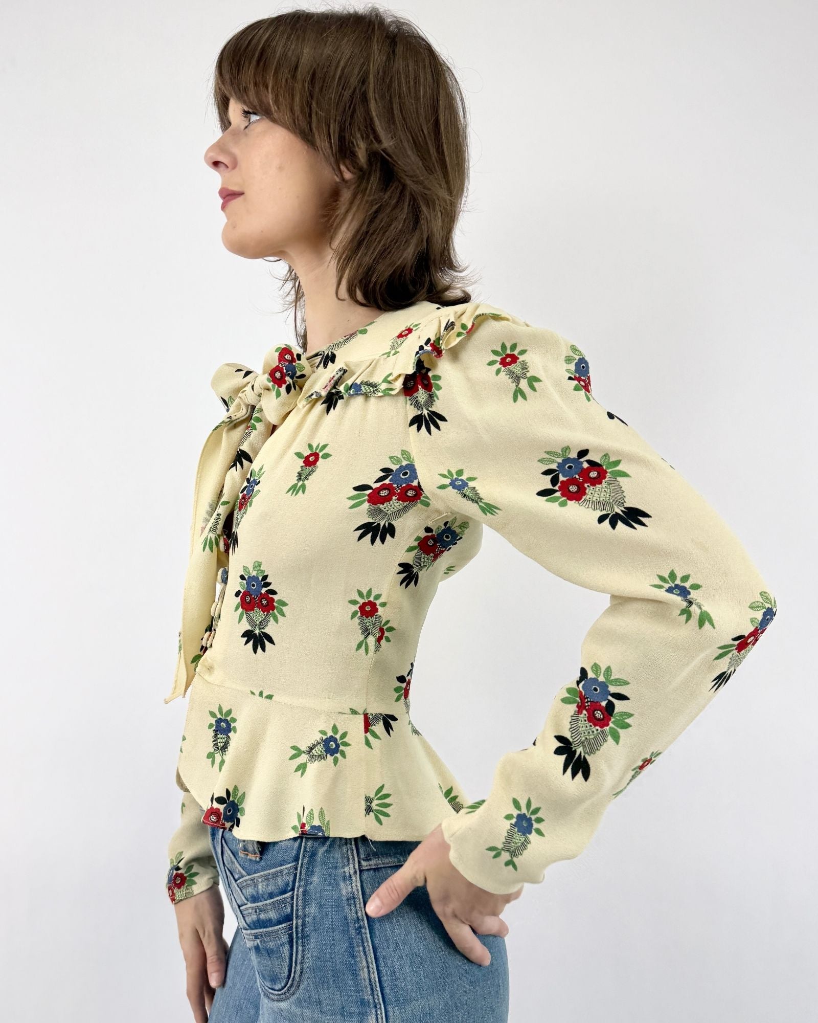 Ossie Clark/Celia Birtwell for Radley 1973 Floral Blouse