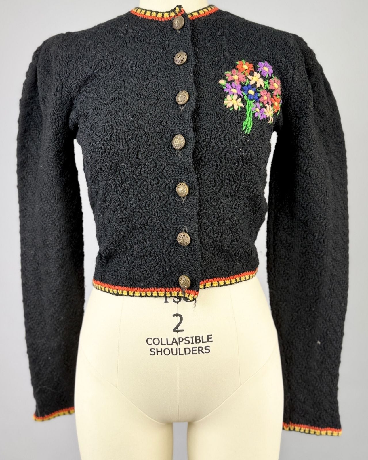 1940s Swiss Wool Cardigan
