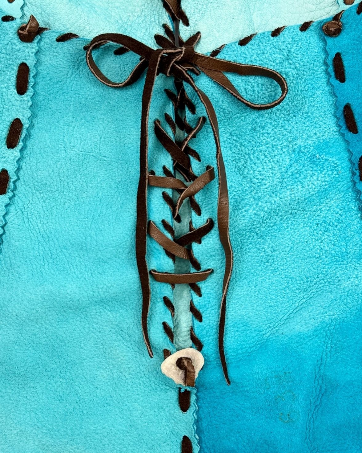 Teal Buckskin Halter