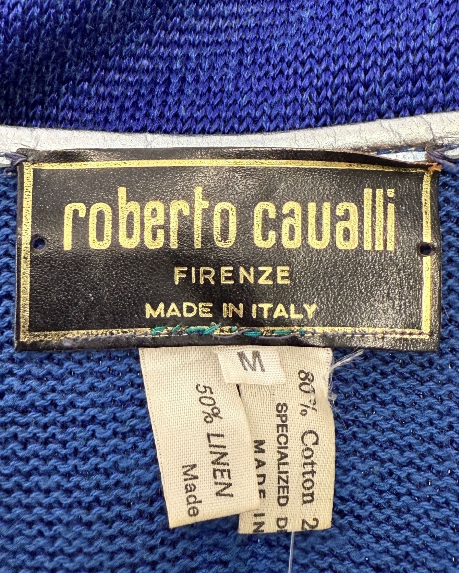 Roberto Cavalli Peacock Embellished Sweater