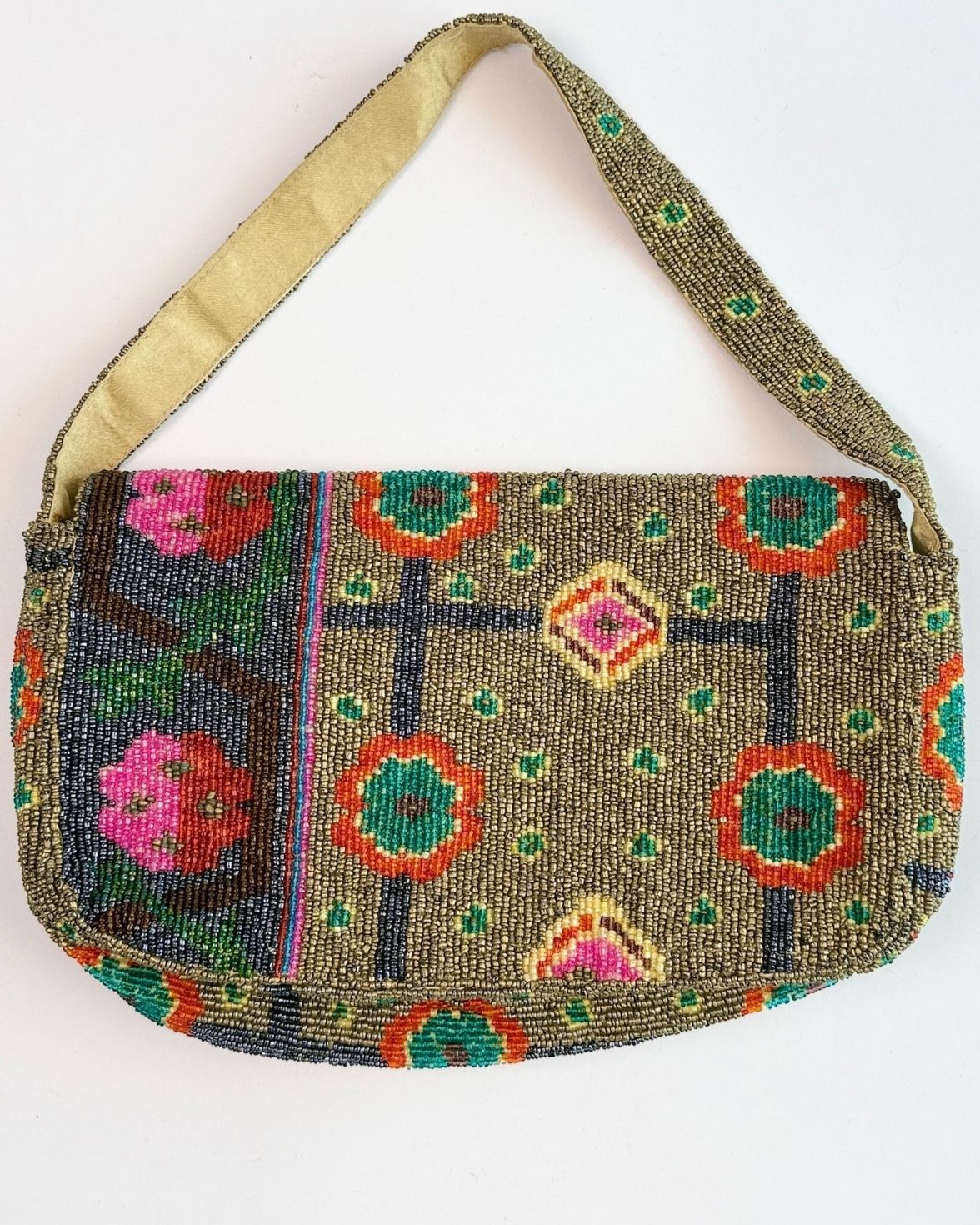 Beaded Floral Bag