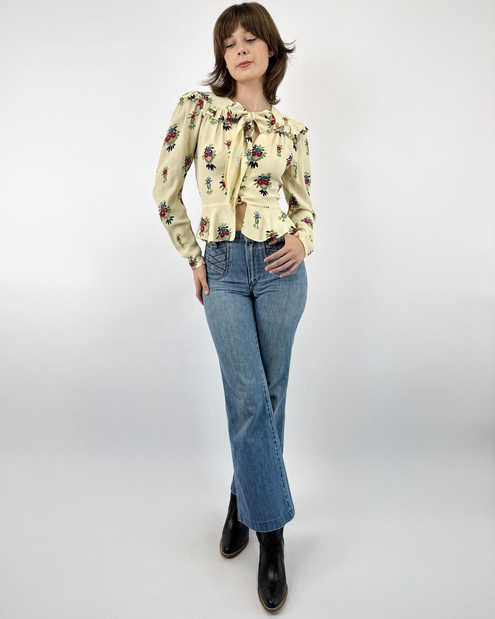 Ossie Clark/Celia Birtwell for Radley 1973 Floral Blouse