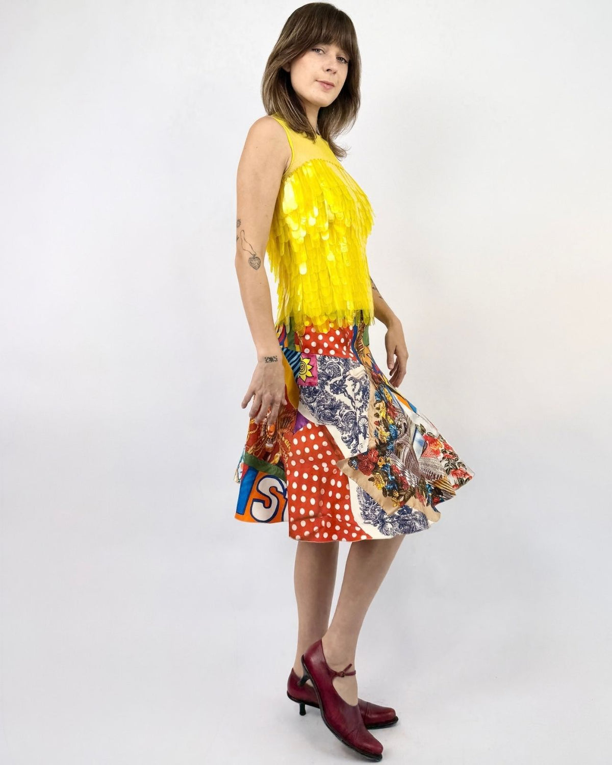Moschino Iconic Journeys Skirt