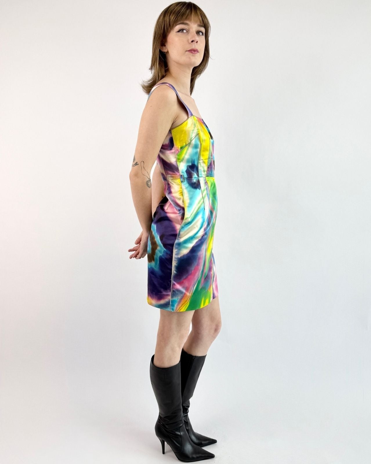 2008 Dolce and Gabbana Watercolor Dress