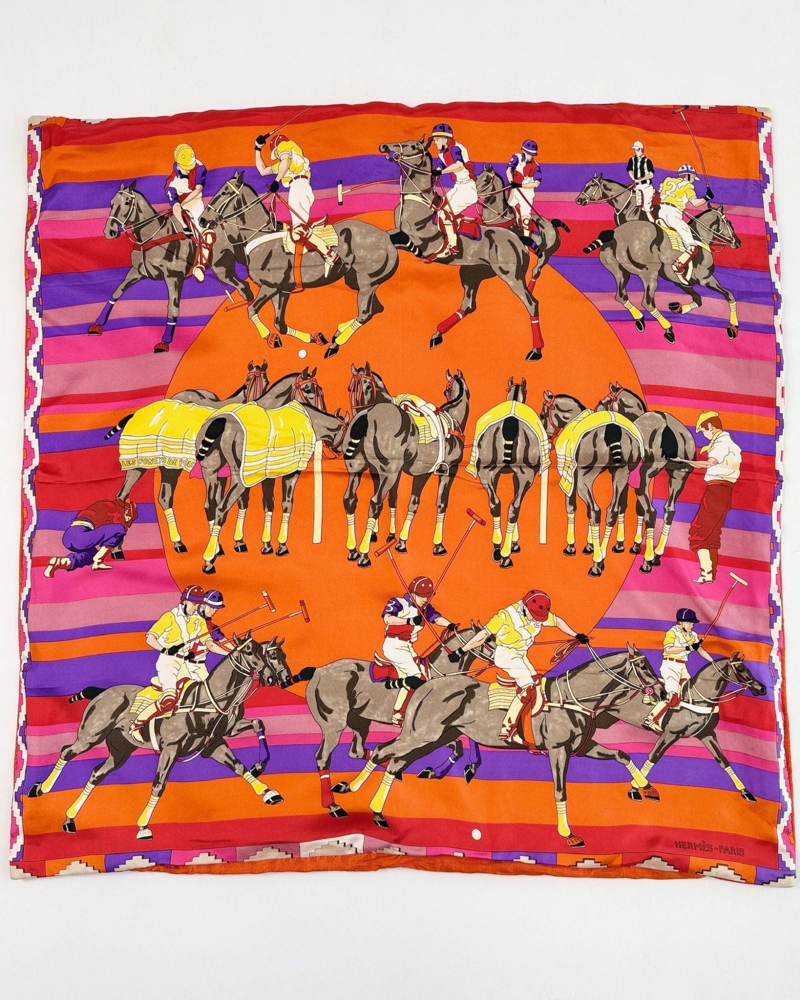 Hermès Equestrian Silk Pillowcase