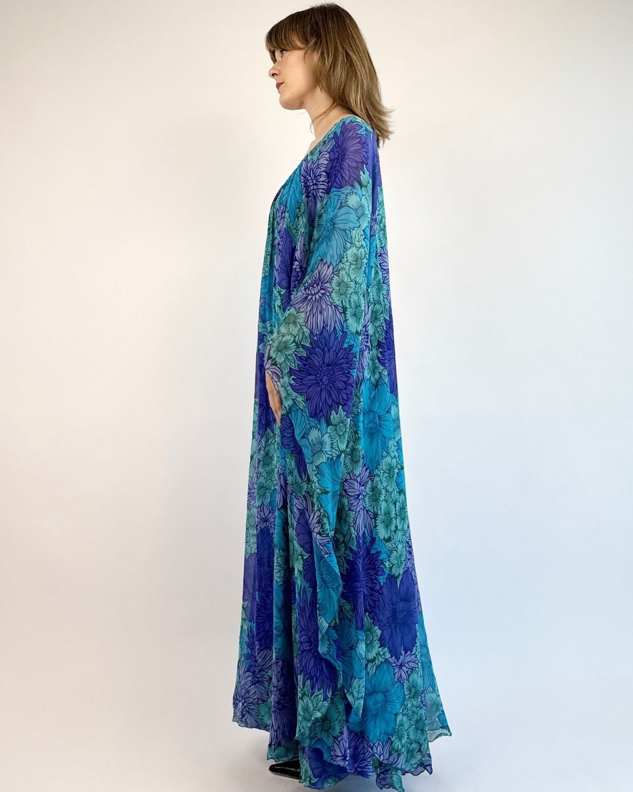 La Mendola Spring Waves Chiffon Dress