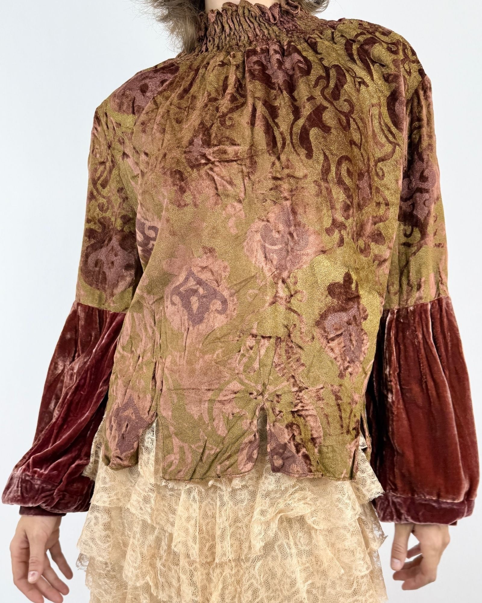 A Poet's Notion Velvet Top