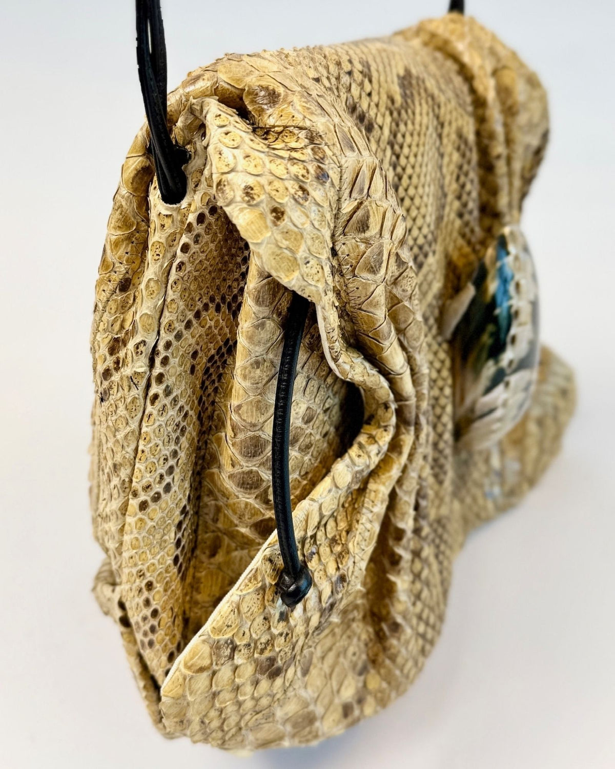Snakeskin Shell Purse
