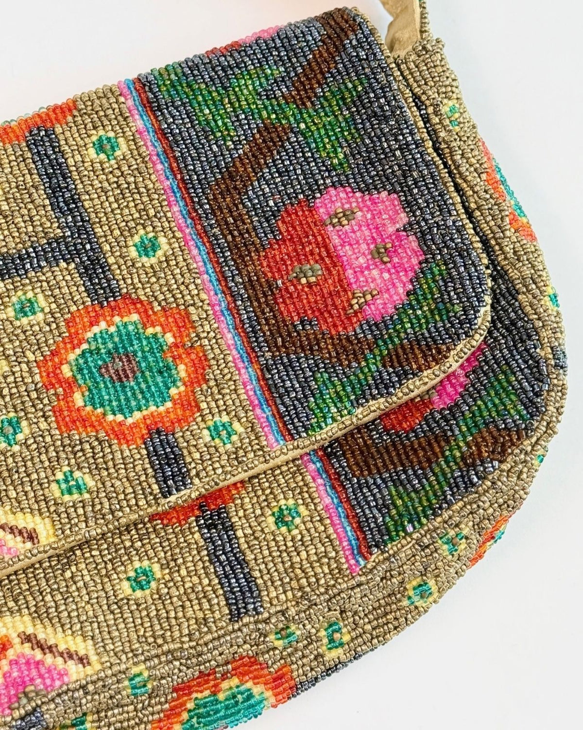 Beaded Floral Bag