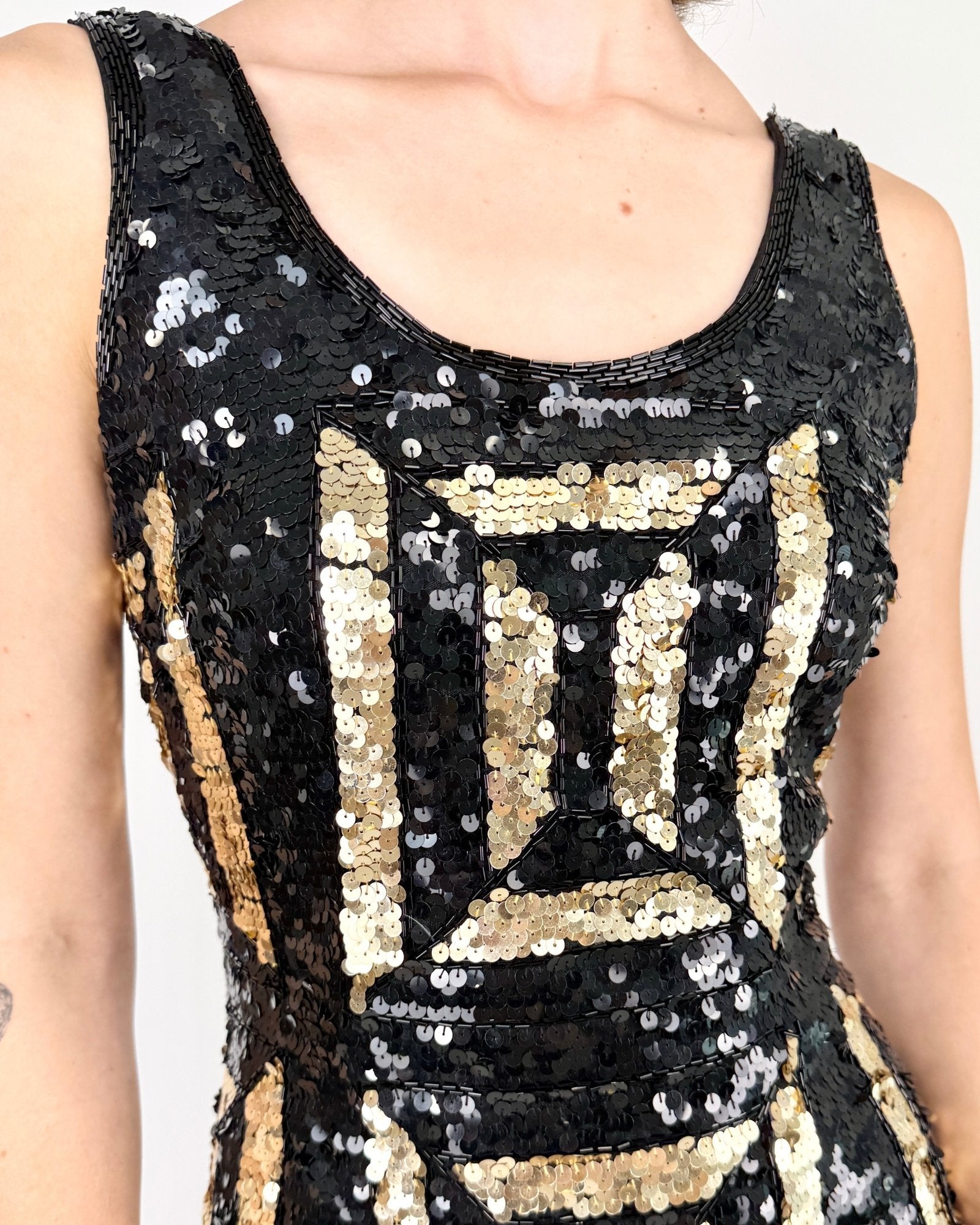 Gatsby Goes Disco Sequin Mini Dress