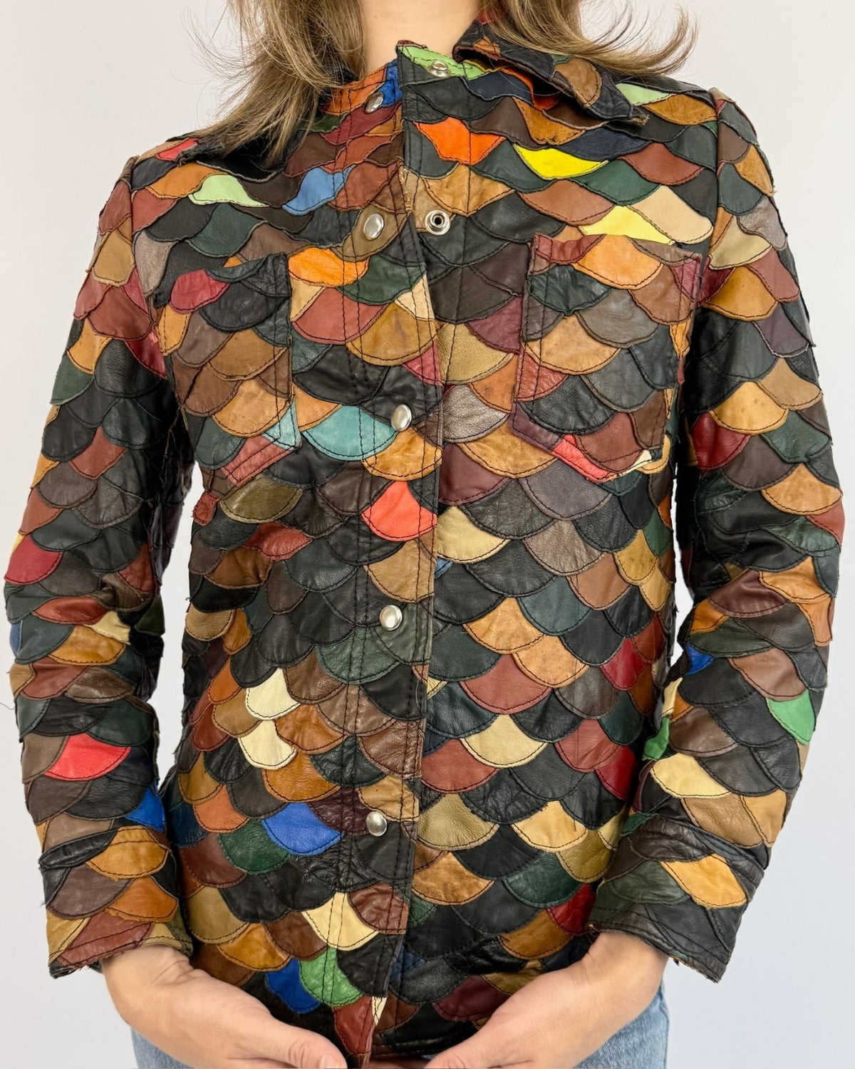 1960s Tip The Scales Leather Jacket