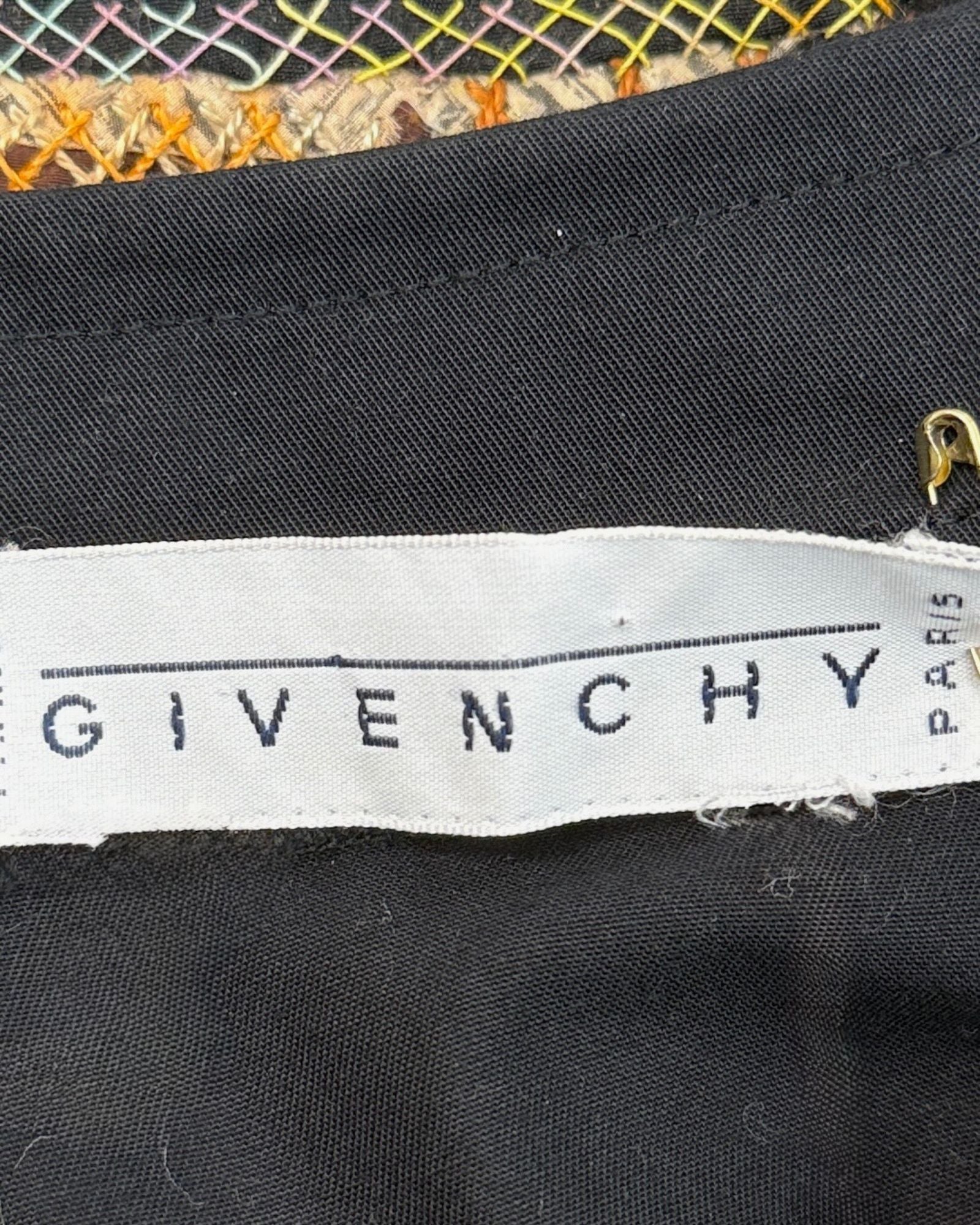Givenchy Black Puff Sleeve Top