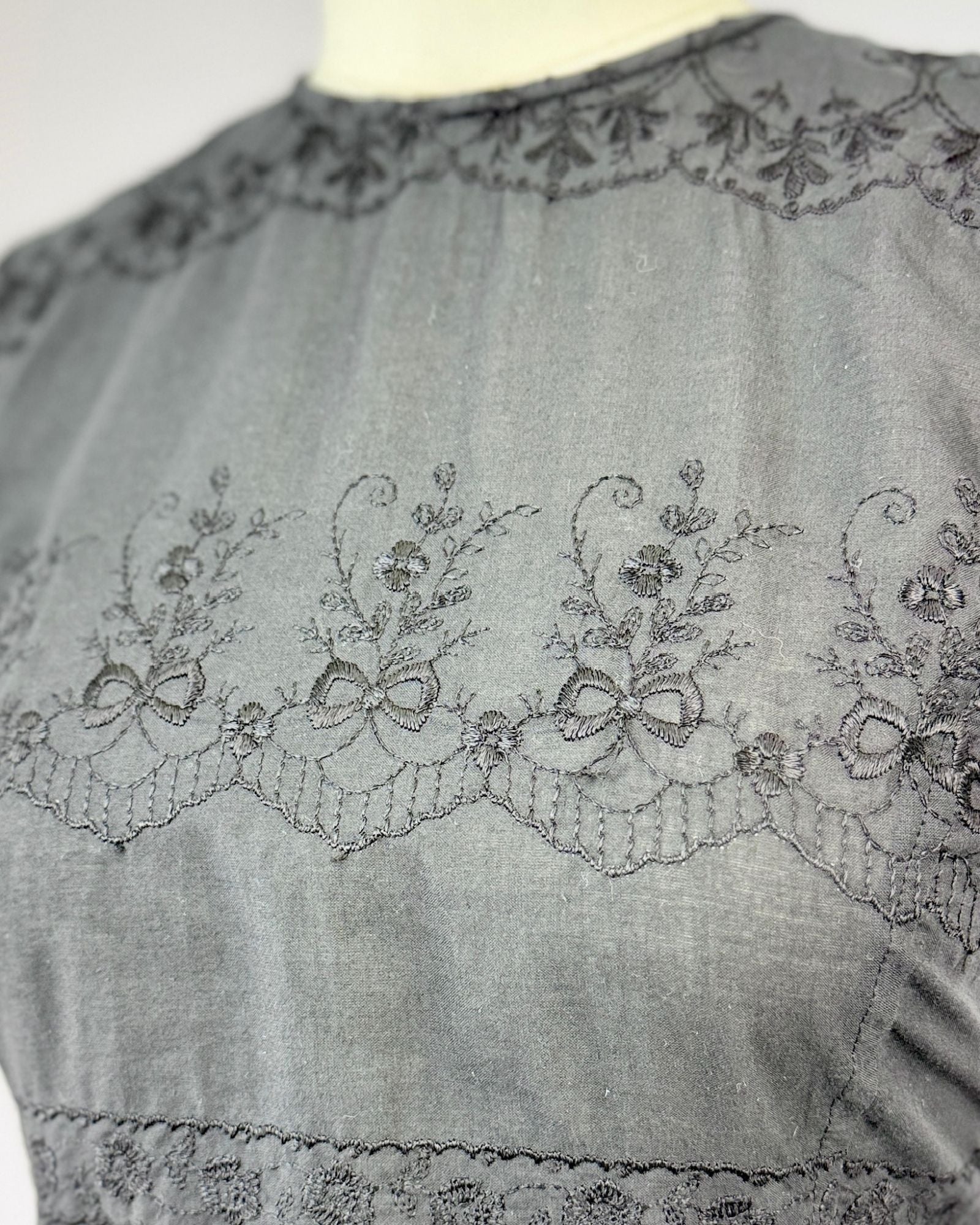 Todd Oldham Black Eyelet Blouse