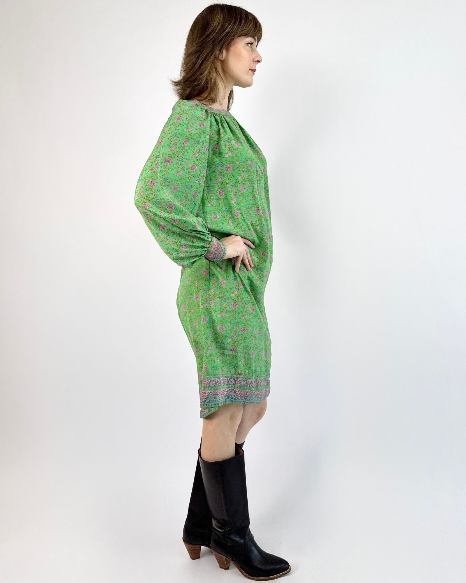 Treacy Lowe Greener Sides Silk Dress