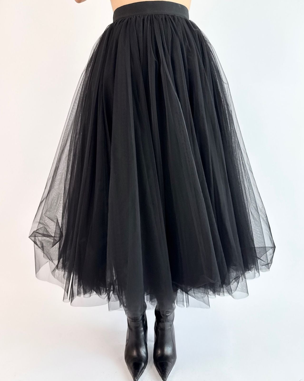 Dolce + Gabbana Misty Lakes Tulle Skirt