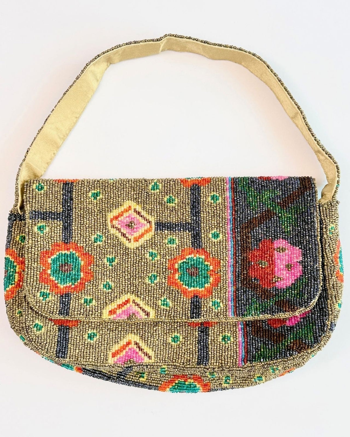Beaded Floral Bag