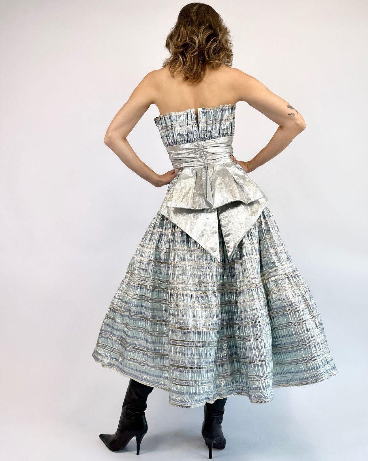 1950s Frosted Jubilee Party Dress