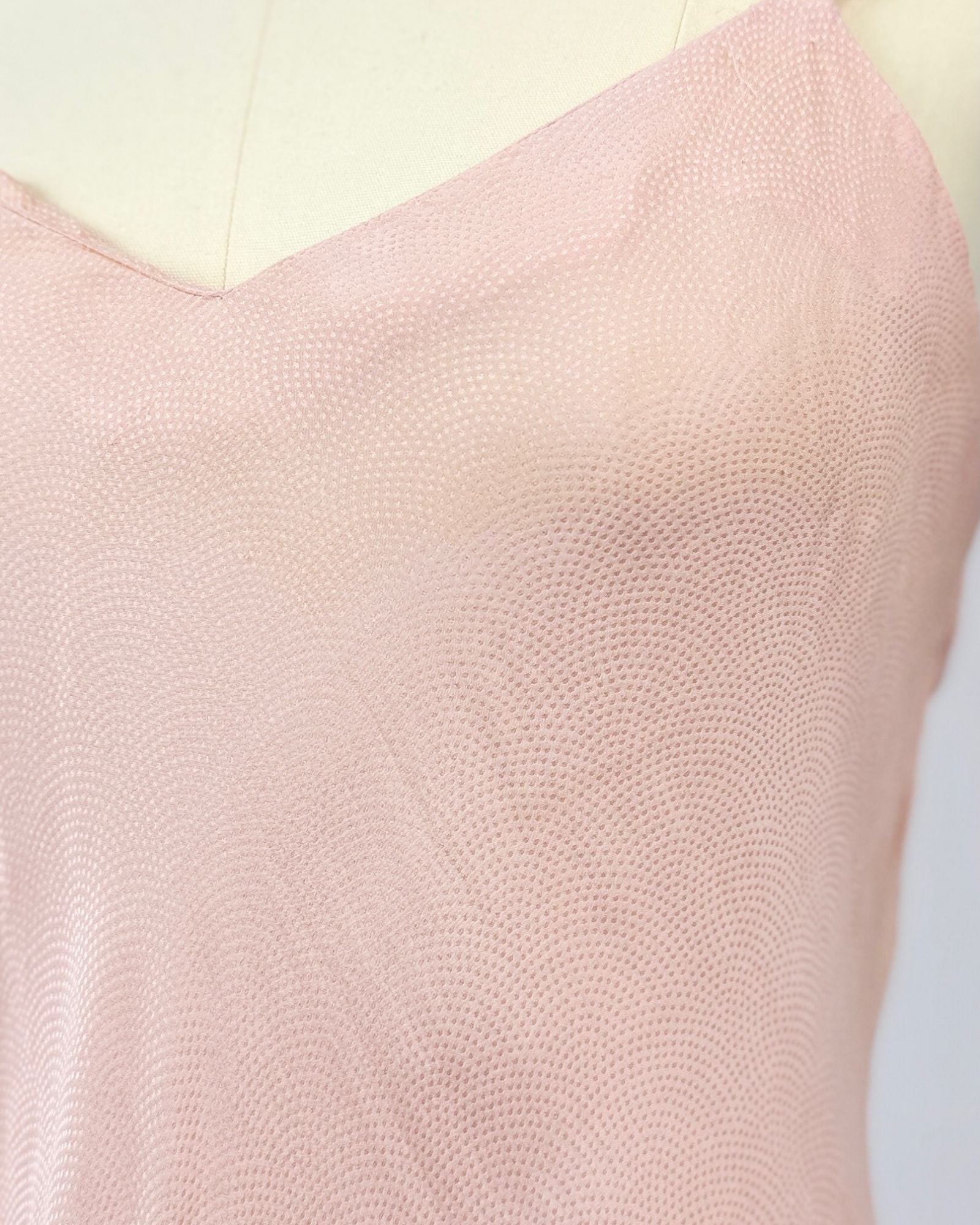 90s Blush Pink Silk Slip